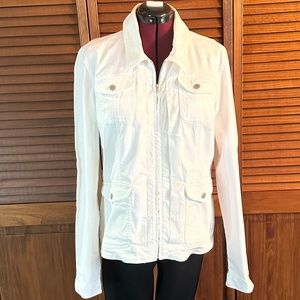 Liz Claiborne White Jean Jacket